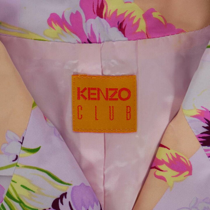 楽天市場】【中古】ケンゾー KENZO クラブ CLUB 花柄ワンピース 半袖 