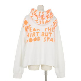 【中古】メゾンマルジェラ Maison Margiela 21SS AIDS チャリティ スウェットシャツ バックプリント パーカー フーディ 長袖 S ホワイト 白 S51GU0039 S25322 レディース 【ベクトル 古着】 231222