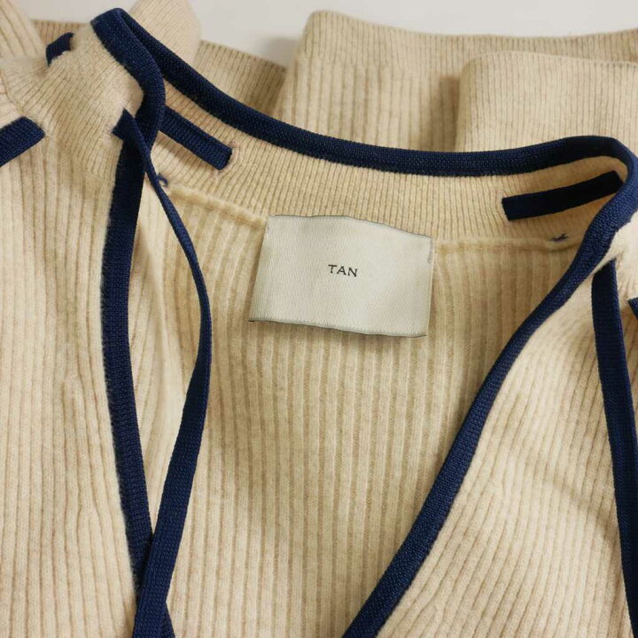 楽天市場】【中古】タン TAN DOGLEG SLEEVES LONG ONEPIECE ニット  