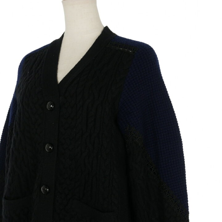 楽天市場】【中古】サカイ sacai ドッキング ケーブルニット  