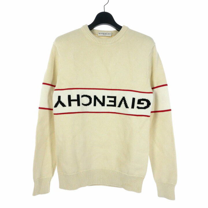 楽天市場】【中古】ジバンシィ GIVENCHY リバースロゴ ニット セーター 