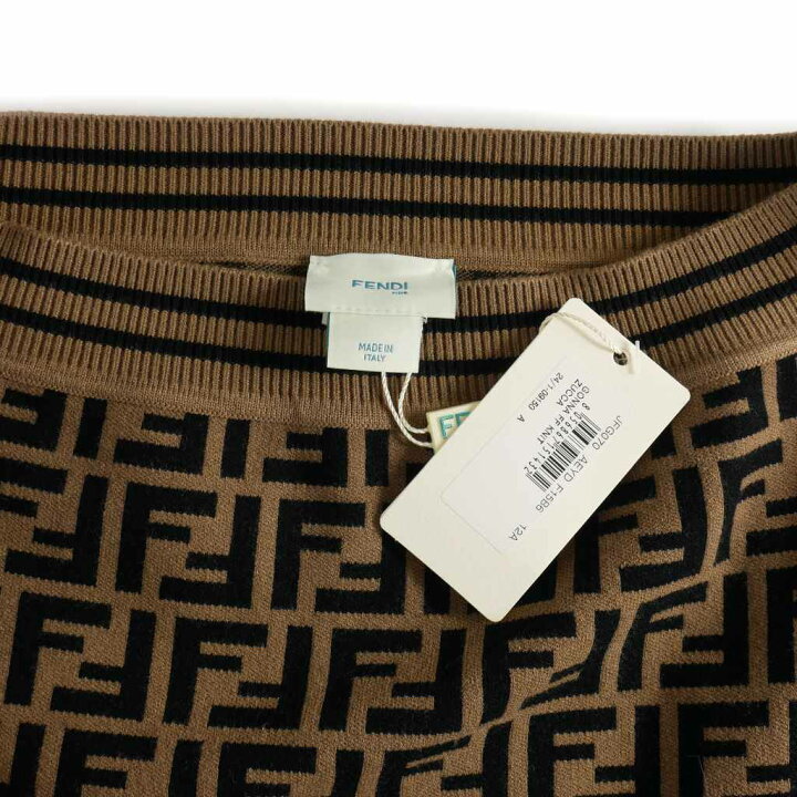 楽天市場】【中古】未使用品 フェンディ FENDI GONNA FF KNIT キッズ  