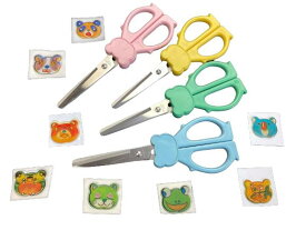 V.ROAD　はさみ　子供　ちびっこアニマル　CA500　動物　猫　犬　パンダ　熊　トラ　カエル　コアラ 1　コアラ 2　ケース入り　　　メール便にてお届け手配