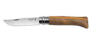 OPINEL(オピネル) ナイフNo.8 ステン オリーブウッド 2020   折り畳みナイフ キャンプ