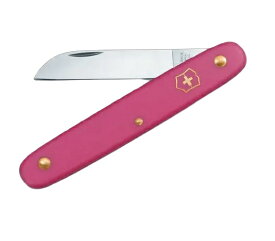 VICTORINOX　(ビクトリノックス)　　フローリストナイフ（ストレート）花　　　ピンク　3.9050.53B1　　　メール便にてお届け手配