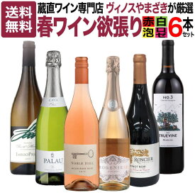 【WEB限定】春ワイン欲張りセット（赤・白・泡・ロゼ）
