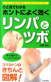 【中古】ひと目でわかるホントによく効くリンパとツボ 正しい位置が押せる！しっかりマッサ-ジ！！/日本文芸社/加藤雅俊（単行本）