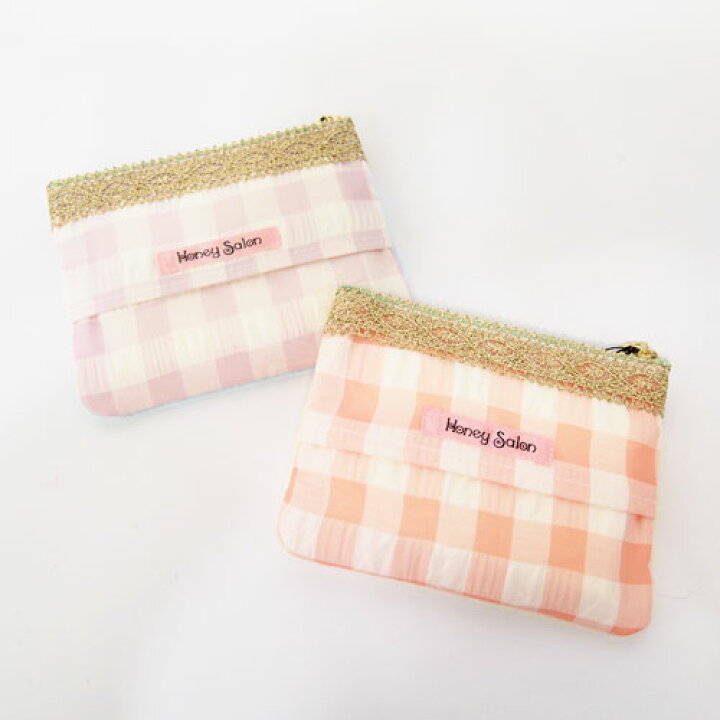 楽天市場 ハニーサロン Honey Salon イニシャルティッシュケース ポーチ各種 メイクポーチ レディース 小物入れ 化粧 コスメ ミニ トラベル バッグインバッグ 小物収納 かわいい おしゃれ 小さめ 旅行 ポーチ Fhb 0722 Fhb 0809 ネコポス送料無料 ｖａｃａｔｉｏｎ