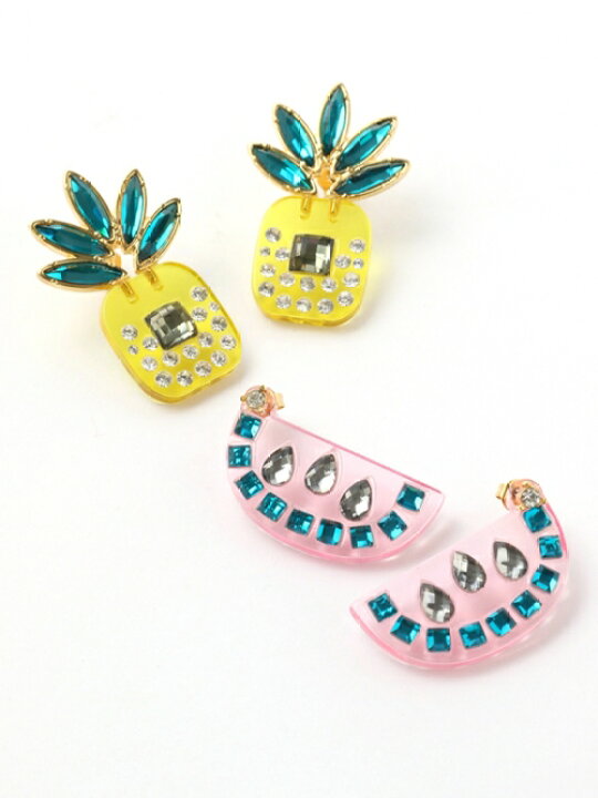 楽天市場 ハニーサロン Honeysalon ビジューフルーツピアス Non No Seda Cancam掲載 両耳ピアス Fha 0769 トロピカルフルーツモチーフ すいかピアス スイカピアス パイン パイナップルピアス vacation 楽天市場 ハニーサロン Honeysalon ビジューフルーツピアス Non No Seda Cancam掲載 両耳ピアス Fha 0769 トロピカルフルーツモチーフ すいかピアス スイカピアス パイン パイナップルピアス vacation
