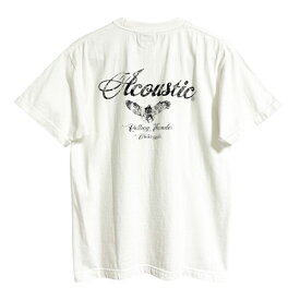 Acoustic アコースティック インディアンTシャツ AC23208 INDIAN TEE 肉厚で柔らかな頑丈Tシャツ シンプルデザイン ヴィンテージ アメカジ ルード バイカー