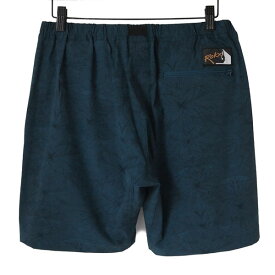 ROKX ロックス HIDDEN TRAVEL SHORT ヒドゥン トラベル ショーツ ボタニカル 柄　機能素材 RXMS203051 NAVY ネイビー パッカブル 旅行 携帯 ストレッチ ウォーク ハーフ クライミング ショーツ パンツ ハー 短 パン