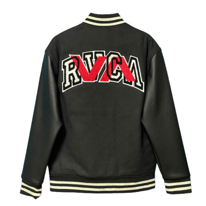 楽天市場】RVCA ルーカ VARSITY LETTERMAN JKT バーシティー 