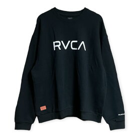 RVCA ルーカ BIG RVCA CREW ビッグ ルーカ ロゴ トレーナー クルーネック スウェット 裏起毛 BC042035 ルカ ビッグ シルエット オーバー サイズ スエット メンズ 人気 ブランド おすすめ ストリート スケート サーフ プレゼント