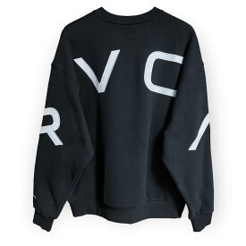 RVCA ルーカ FAKE RVCA CREW トレーナー フェイク ルーカ クルー スウェット トップス プルオーバー ロゴ【2022年秋冬モデル】 BC042042 裏起毛 オーバー ビッグ シルエット サイズ トレーナー ルカ 人気ブランド おすすめ ストリート スケート サーフ プレゼント