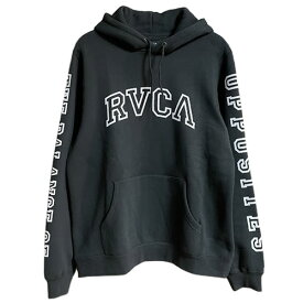 RVCA ルーカ ANNEX HD カレッジ パーカー プル オーバー スウェット フーディー バック プリント ロゴ フード パーカー メンズ BB042-024 裏起毛 大きい オーバー ビッグ シルエット サイズ トレーナー ルカ 人気 ブランド おすすめ　ストリート スケート サーフ プレゼント