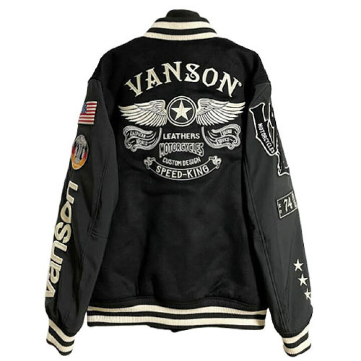 楽天市場】VANSON バンソン メルトンスタジャン フライングスター nvjk 