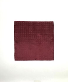 【公式】【CRICKET】クリケット 朱子織り 水玉 ポケットチーフ 日本製