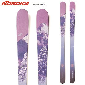 Nordica ノルディカ スキー板 SANTA ANA 88 板単品 22-23 モデル レディース