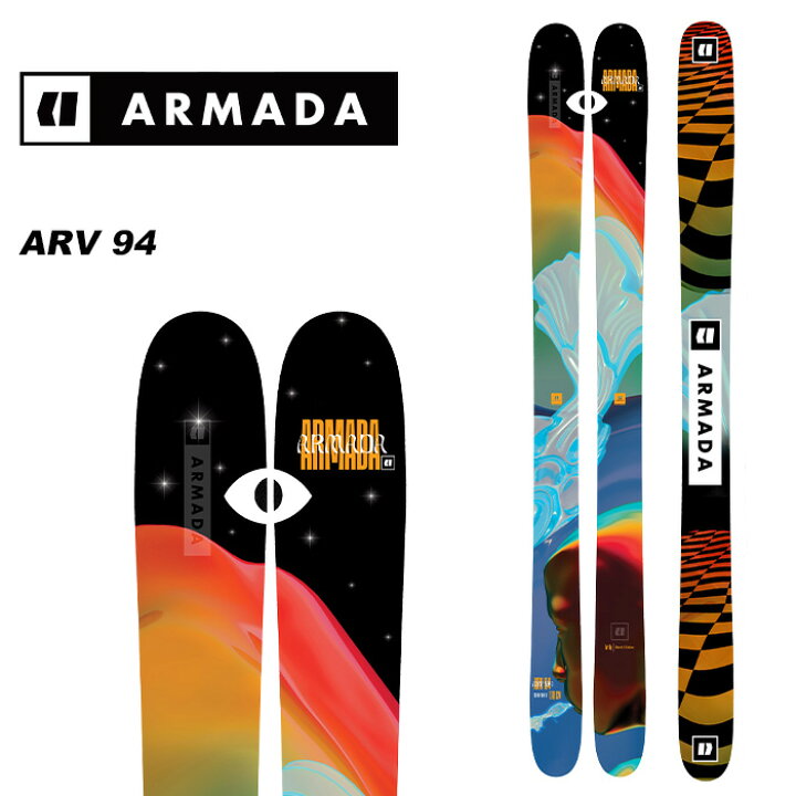 楽天市場】ARMADA アルマダ スキー板 ARV 94 板単品 23-24 モデル 