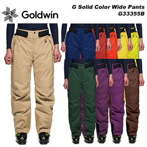 GOLDWIN G33355B G-Solid Color Wide Pants 23-24f S[hEB XL[EFA pc