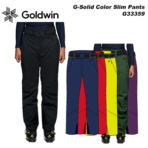 GOLDWIN G33359 G-Solid Color Slim Pants 23-24モデル ゴールドウィン スキーウェア パンツ
