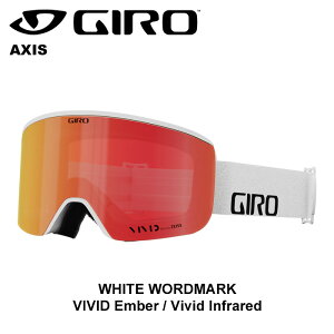 GIRO W S[O AXIS WHITE WORDMARK VIVID Ember / Vivid Infrared 23-24 fyԕisiz