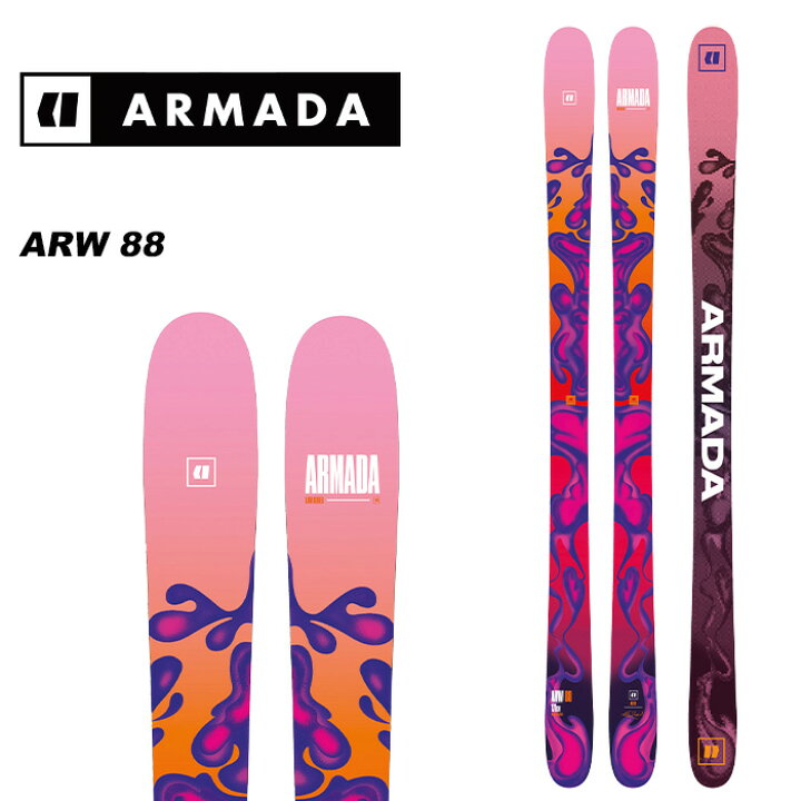 楽天市場】ARMADA アルマダ スキー板 ARW 88 板単品 23-24 モデル 