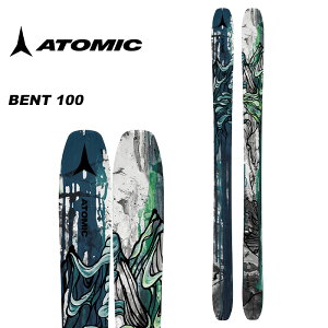 ATOMIC アトミック スキー板 BENT 100 板単品 23-24 モデル