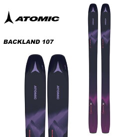 ATOMIC アトミック スキー板 BACKLAND 107 W 板単品 23-24 モデル レディース