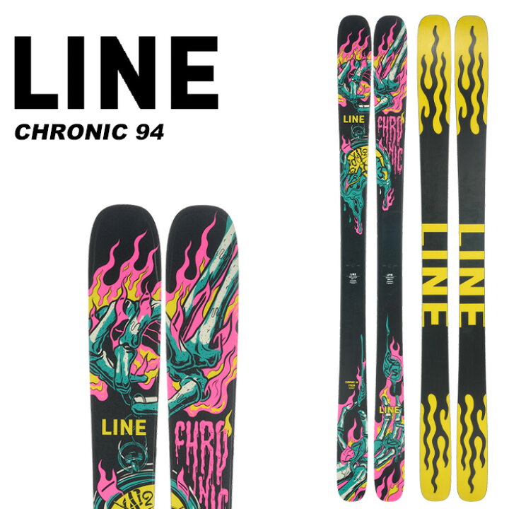 楽天市場】LINE ライン スキー板 CHRONIC 94 板単品 23-24 モデル 