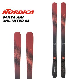 Nordica ノルディカ スキー板 SANTA ANA UNLIMITED 88 板単品 23-24 モデル