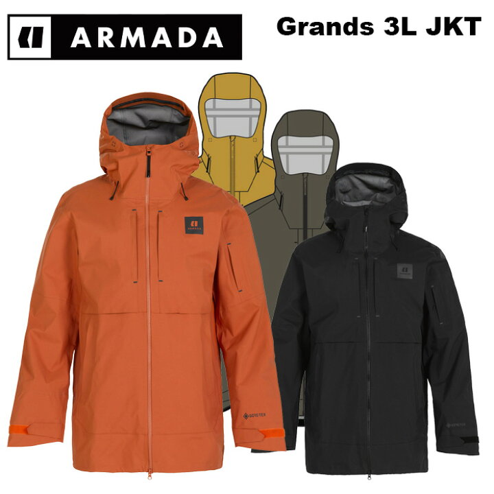 楽天市場】ARMADA アルマダ ウェア Haydon 3L Gore-Tex Jacket 23-24  