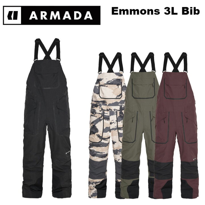 楽天市場】ARMADA アルマダ ウェア Emmons 3L Bib 23-24(2024)モデル  