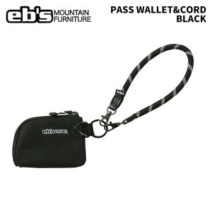 eb's GrX PASS WALLET&CORD BLACK pXbg&R[h 25-26f