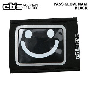 eb's エビス PASS GLOVEMAKI BLACK パス グローブマキ パスケース 25-26モデル
