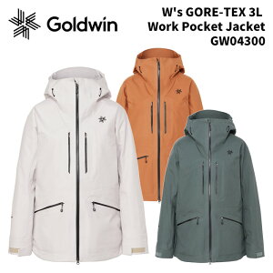 GOLDWIN GW04300 W's GORE-TEX 3L Work Pocket Jacket 24-25(2025)モデル ゴールドウィン スキーウェア レーディス ジャケット