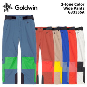 GOLDWIN G33355A 2-tone Color Wide Pants 24-25(2025)f S[hEB XL[EFA pc