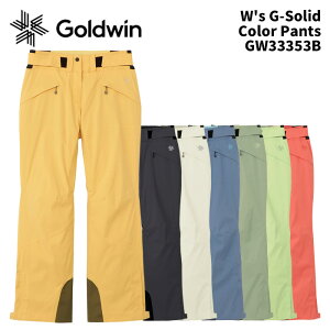 GOLDWIN GW33353B W's G-Solid Color Pants 24-25(2025)f S[hEB XL[EFA fB[X pc
