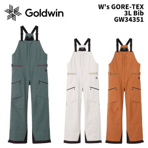 GOLDWIN GW34351 W's GORE-TEX 3L Bib 24-25(2025)モデル ゴールドウィン スキーウェア レディース パンツ