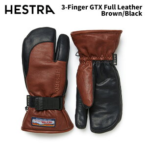 y33882-750100zHESTRA wXg O[u 3-Finger GTX Full Leather Brown/Black 24-25 f