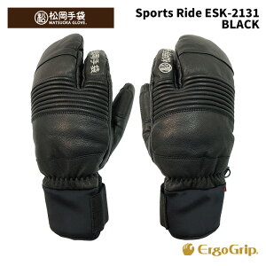 yESK-2131z MATSUOKA GLOVE O[u Sports Ride BLACK 24-25 f