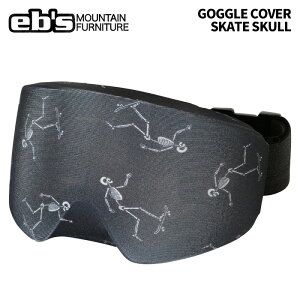 eb's【24/25・GOGGLE COVER|SKATE SKULL】エビス ebs ゴーグルカバー ヘルメット、運搬時に使用するゴーグルのレンズカバー