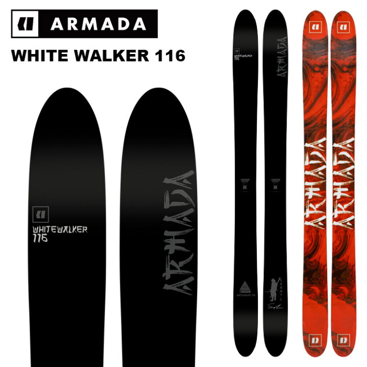 楽天市場】ARMADA アルマダ スキー板 WHITEWALKER 116 板単品 24-25 