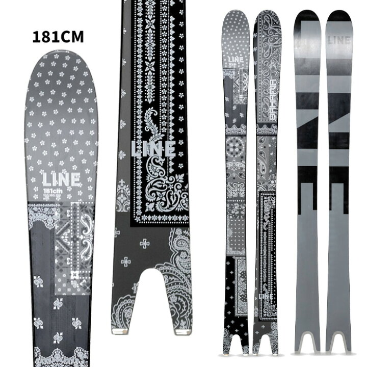 楽天市場】LINE ライン スキー 板 SAKANA 板単品 24-25 モデル : ski 