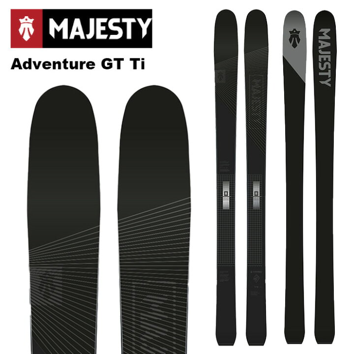 楽天市場】Majesty マジェスティ スキー板 Adventure GT Ti 板単品 24 
