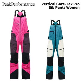 Peak Performance ピークパフォーマンス ウェア Vertical Gore-Tex Pro 3L Bib Pants Womens 24-25(2025)モデル パンツ　レディース