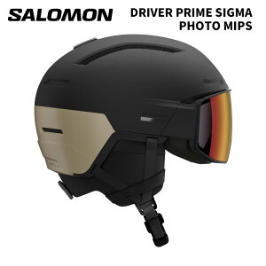 SALOMON サロモン ヘルメット DRIVER PRIME SIGMA PHOTO MIPS BLACK LIGHT L47912600 25-26モデル