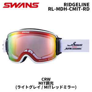 SWANS XY S[O RIDGELINE / RL-MDH-CMIT-RD / CRW / MIT(CgOC / MITbh~[) 25-26fyԕisiz