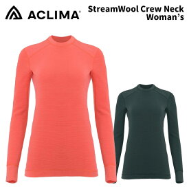 ACLIMA StreamWool Crew Neck Woman's 25-26(2026)モデル アクリマ ストリームウール クルー ネック ウーマン レディース 女性用【返品交換不可商品】