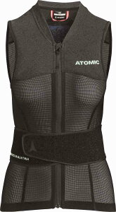女性用 ATOMIC【24/25・LIVE SHIELD Vest AMID W/All Black】AN5205038 レディース 背面プロテクター